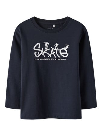 Mini longsleeve LORCAN Blue Regular Fit