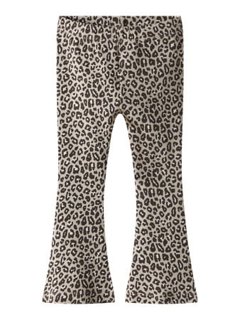 Mini legging LEOANA FLARED White Flared Fit