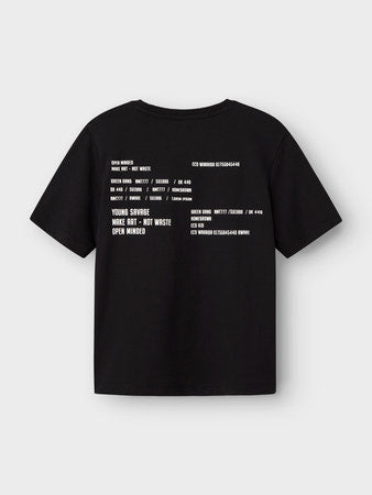 Kids T - shirt LAVERN Black Regular Fit