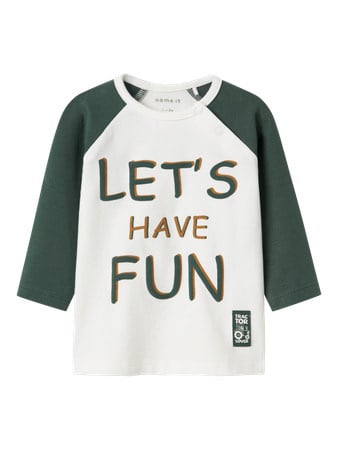 Baby longsleeve LARIS Green Regular Fit