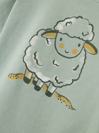 Baby longsleeve LAKKO Green Regular Fit