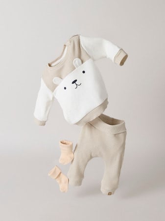 Baby broek LILLE White Regular Fit