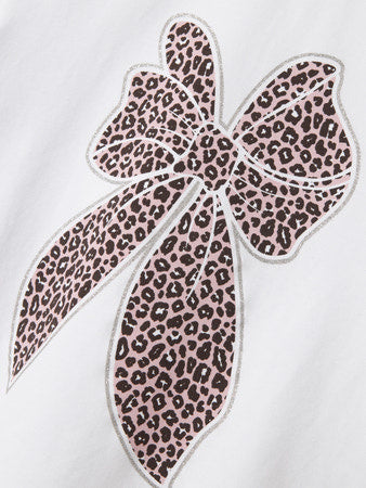 Mini T - shirt LEOANJA White Regular Fit