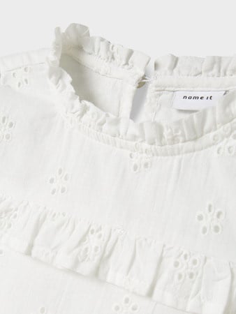 Mini-Bluse NAOMI Cloud Dancer Regular Fit