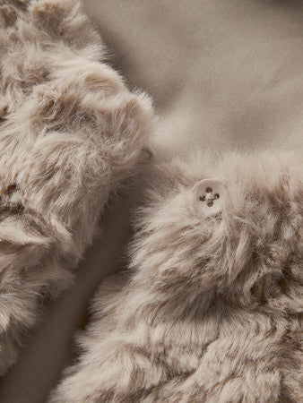 Mini Weste NANO KUNSTPELZ Island Fossil