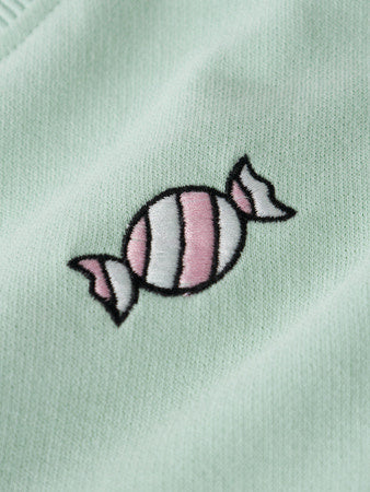 Mini Pullover VALLENE Grün Relaxed Fit