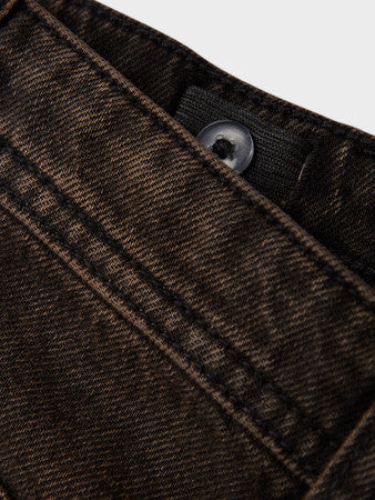 Kids spijkerbroek BEN SKATER Dark Brown Denim Skater Fit