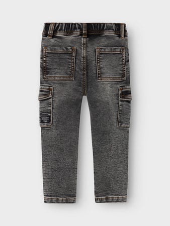 Mini spijkerbroek SILAS CARGO Dark Grey Denim Cargo Fit