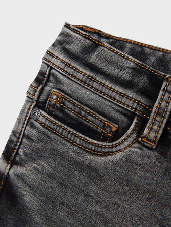 Kids spijkerbroek SILAS Dark Grey Denim Tapered Fit