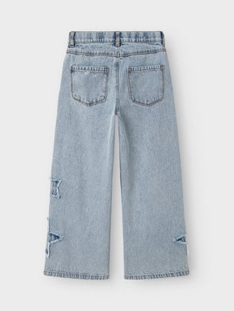 Kids spijkerbroek BELLA SKATER DESTROY Light Blue Denim Skater Fit