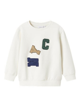 Mini trui NOTUS Cloud Dancer Regular Fit