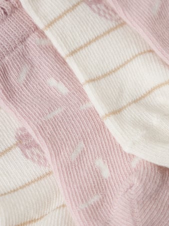 Babysocken NUPCAKE 2P Cloud Dancer Burnished Lilac