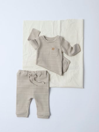 Baby broek OMMI Island Fossil Regular Fit