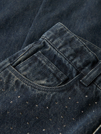 Kids spijkerbroek ROSE Dark Midnight Denim Wide Leg Fit