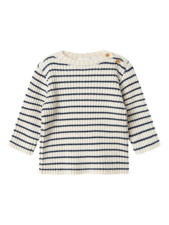 Baby trui OSTRIPE Insignia Blue CLOUD DANCER Regular Fit