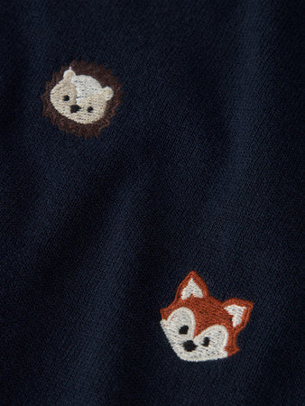 Mini trui NMMOLIVER LS KNIT Navy Blazer Regular Fit