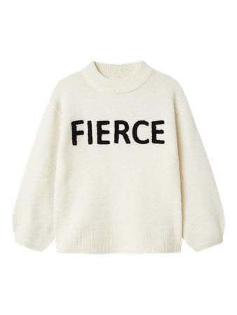 Kids trui ODESSA Cloud Dancer Long Line Fit