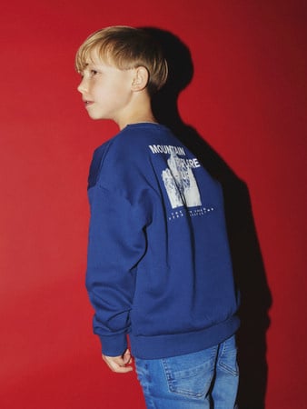 Kids trui ORVILLE Insignia Blue Relaxed Fit