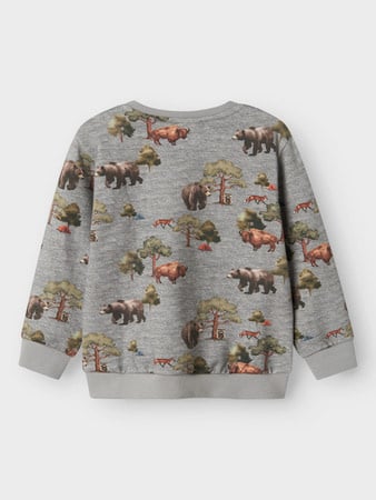 Mini trui OLIN Grey Melange Regular Fit