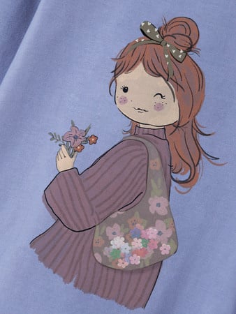 Mini longsleeve OTREA Blue Ice Regular Fit