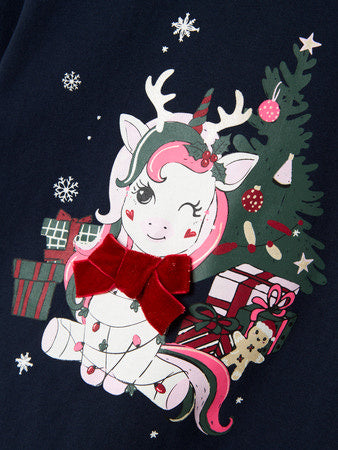 Mini longsleeve RAPOLA Navy Blazer Regular Fit