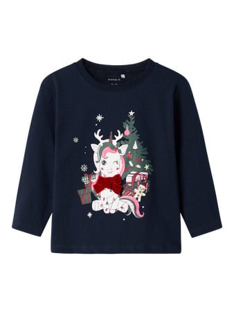 Mini longsleeve RAPOLA Navy Blazer Regular Fit