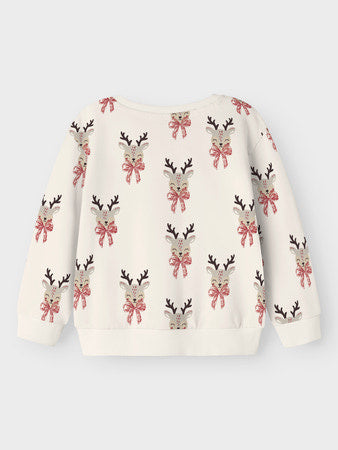 Mini trui ROMIA Cloud Dancer Regular Fit