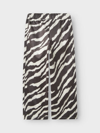Kids broek OFELIAS Black ZEBRA Wide Leg Fit
