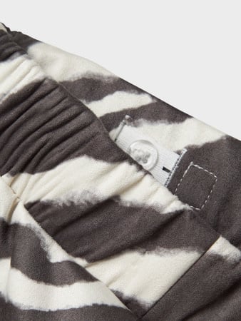 Kids broek OFELIAS Black ZEBRA Wide Leg Fit