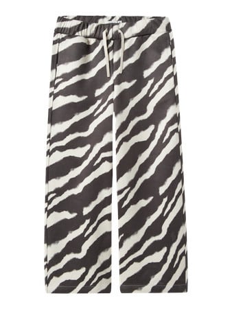 Kids broek OFELIAS Black ZEBRA Wide Leg Fit