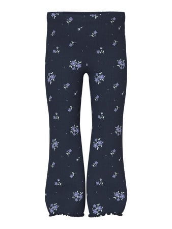 Mini broek VEMIA Navy Blazer Blossom Flared Fit