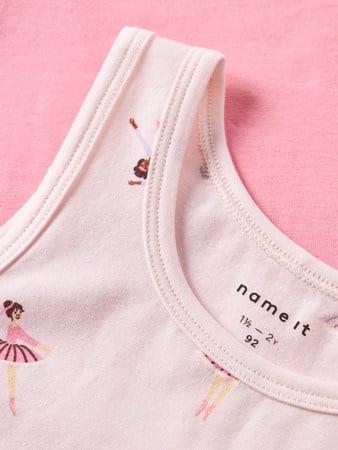 Mini ondergoed TANK TOP 2P BALLARINA Pearl w/ Peony