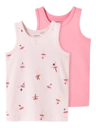 Mini ondergoed TANK TOP 2P BALLARINA Pearl w/ Peony