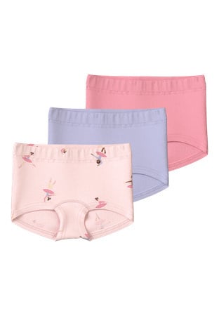 Mini slip 3P BALLARINA Pearl w/ Peony + Purple Heather