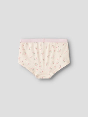 Kids boxer HIPSTER 3P FLOWER Turtledove w/ Pale Lilac + Mellow Rose