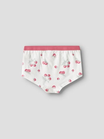 Kids boxer HIPSTER 3P RASPBERRY Cloud Dancer w/ Rapture Rose + Jadeite