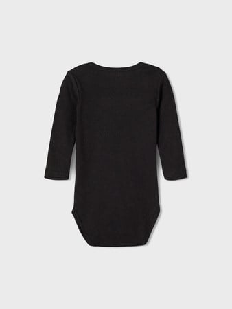 Baby romper 3P LS Black