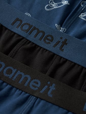 Kids boxer BOXER 3P TITAN SKATER Titan w/ Titan + Black