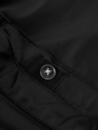 Kinderhose ROCKANA PU Schwarz Regular Fit