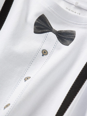 Mini longsleeve RYDER Bright White Regular Fit