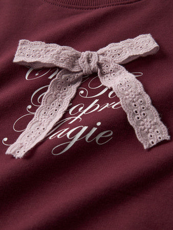 Mini trui SETINA Burgundy Regular Fit