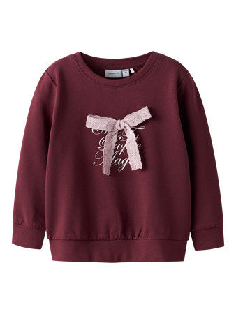 Mini trui SETINA Burgundy Regular Fit