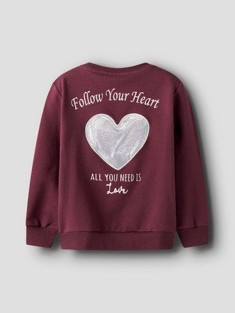 Mini trui SAKKINA Burgundy Regular Fit