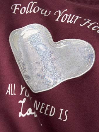 Mini trui SAKKINA Burgundy Regular Fit