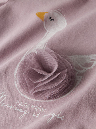 Mini longsleeve SWANA Keepsake Lilac Regular Fit