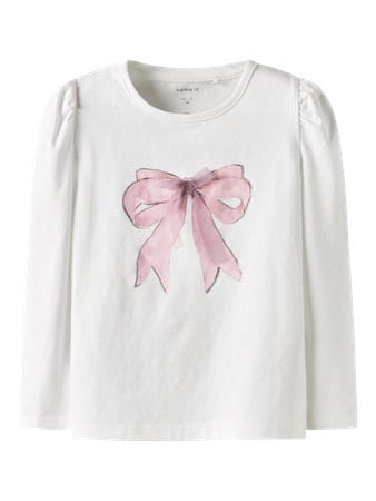 Mini longsleeve SKATY Bright White Regular Fit