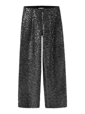 Kinderhose SURA Schwarz Weit Bein Passform