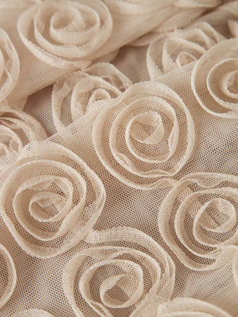 Mini rok SYKIA TULLE Cement