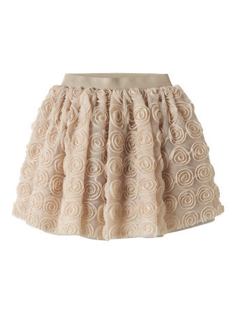 Mini rok SYKIA TULLE Cement