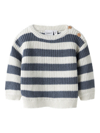 Baby trui OLFERT Cloud Dancer FLINTSTONE Regular Fit